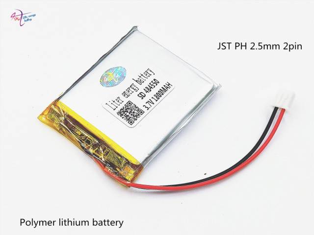 XHR-2P 2.54 1800mAh 484550 3.7V Liter energy battery Home Furnishing intelligent polymer lithium battery