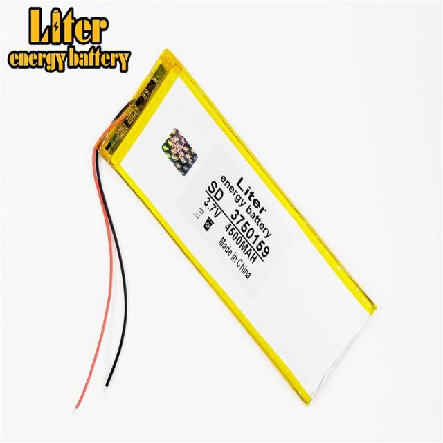 3.7V 4500mah 3750159 Liter energy battery Lithium Polymer Rechargeable battery For GPS Power bank Tablet PC MID DVD PAD