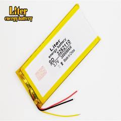 3 line 3.7v 3000mah,3252110 BIHUADE  Polymer Lithium Ion / Li-ion Battery For power Bank,cell Phone,speaker