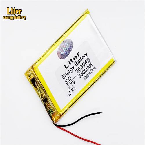 Size 253048 3.7v 350mah Liter energy battery Lithium Polymer Battery With Board For Mp3 Mp4 Gps Digital Products