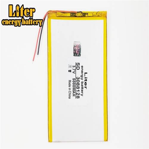 3.7v 5000mah,3088128 Liter energy  Polymer Lithium Ion / Li-ion Battery For power Bank,cell Phone,speaker