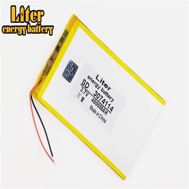 3074114 3.7 V 4000Mah Liter energy battery Lithium Polymer Battery Ultra-thin High-capacity Diy Tablet