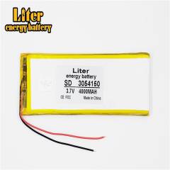 3.7 V lithium polymer  3054150 4000mah Liter energy battery tablet MID built-in battery