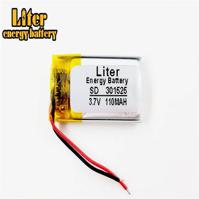3.7V,110mAH,301525 BIHUADE polymer lithium ion / Li-ion battery for GPS,mp3,mp4,mp5,dvd,bluetooth,model toy mobile bluetooth