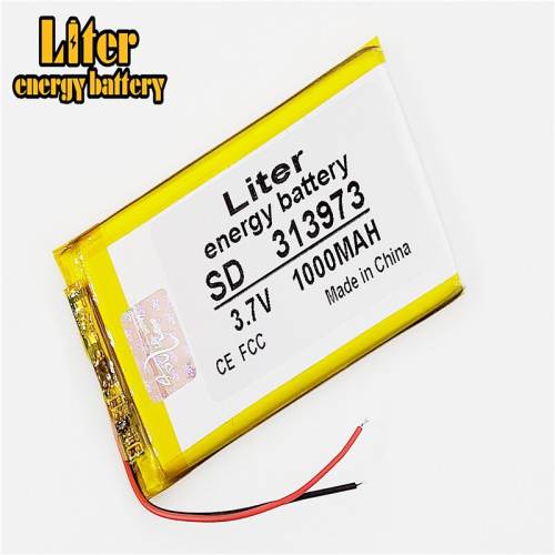 3.7V 313973 1000mah Liter energy battery smart home speakers Li-ion battery for dvr GPS