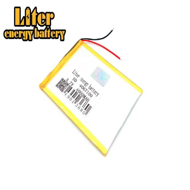 3.7v Lithium Polymer 4067100 4000MAH Of The Tablet Pc Universal Mobile Power  Liter energy battery