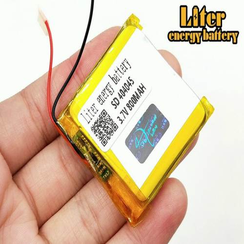 3.7V 404045 800mah Liter energy battery polymer lithium battery  With PCB For MP3 MP4 MP5 GPS Power Bank DVD Camera