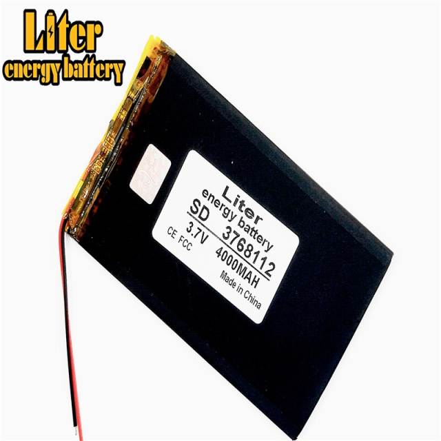 Size 3768112  3.7v 4000mah Lithium Polymer Battery With Board For Pda Tablet Pcs Digital Products