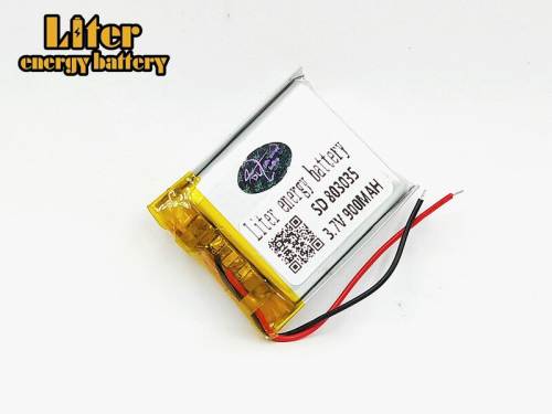 3.7V 803035 900MAH BIHUADE Rechargeable Li-ion Battery For Mini Fan MP3 MP4 GPS sound camera driving recorder