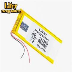 3.7V 2200mah 394390 BIHUADE Lithium Polymer Rechargeable Battery For GPS PAD E-Book tablet pc power bank video game