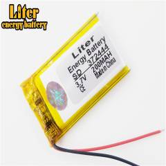 3.7V lithium polymer  372444 200MAH Liter energy battery MP3 MP4 navigator tachograph