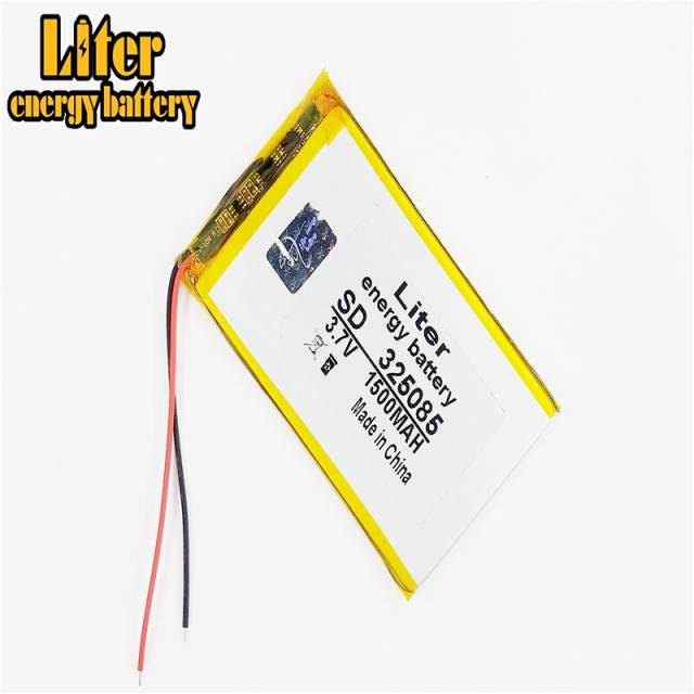 3.7v 1500mah 325085 BIHUADE rechargeable batteries  battery square high- capacity