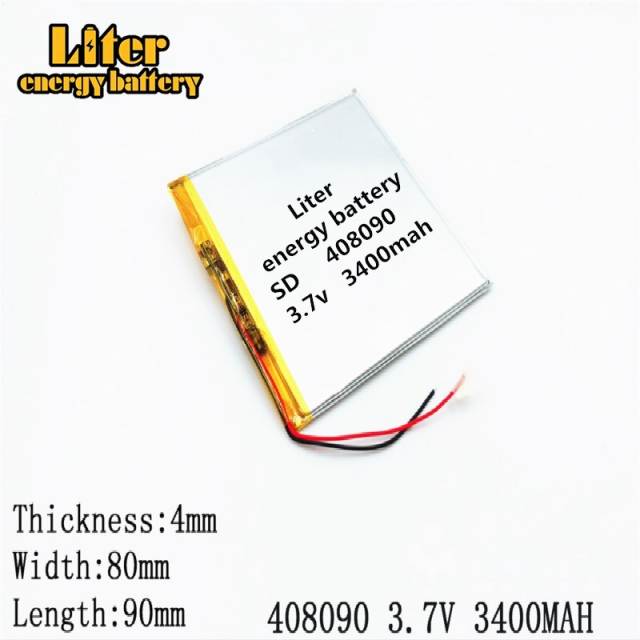 408090 3.7v 3400mah BIHUADE Lithium Polymer Battery With Board For Pda Tablet Pcs Digital Products