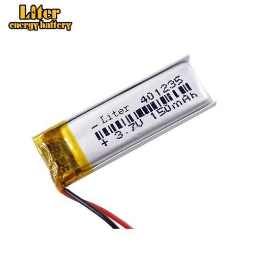 3.7V 150mAh 401235 BIHUADE Lithium Polymer Li-Po li ion Rechargeable Battery For Mp3 MP4 MP5 GPS mobile bluetooth