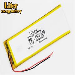 3552140 4000Mah 3.7 V Liter energy battery Lithium Polymer Battery Rechargeable  Tablets Battery