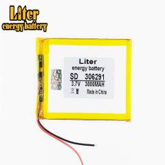 306291 3.7v 3000Mah Liter energy battery Lithium Polymer Battery With Board For Gps Tablet Pc Digital Products