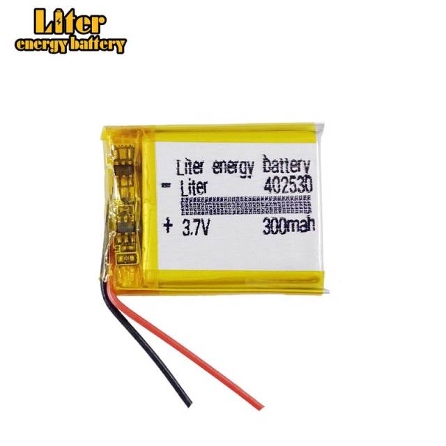 3.7V 402530 300MAH Liter energy battery Rechargeable Li-ion Cell Batteries For MP3 MP4 GPS Smart Watch Bluetooth Mice