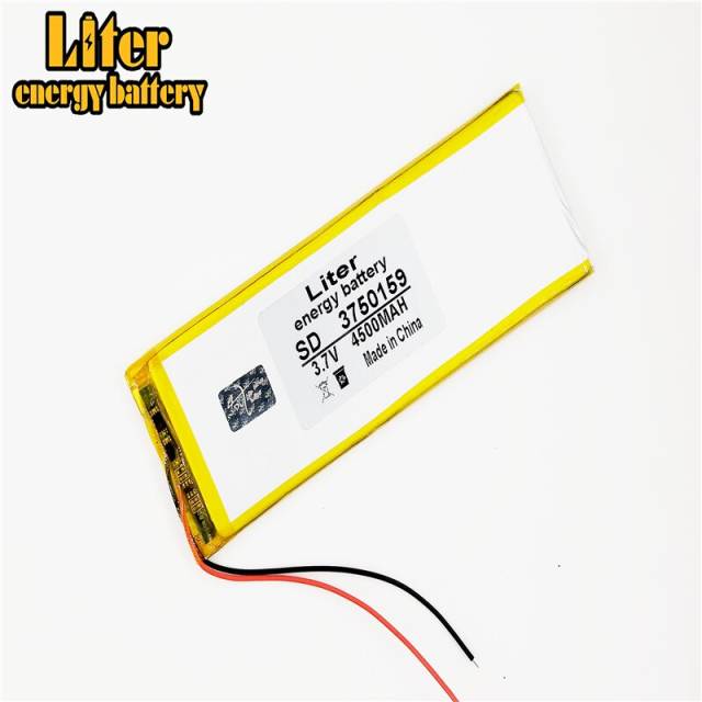 3.7V 4500mah 3750159 Liter energy battery Lithium Polymer Rechargeable battery For GPS Power bank Tablet PC MID DVD PAD