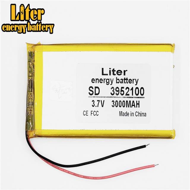 3952100 3000mah 3.7 V Liter energy battery Lithium Polymer Battery Tablet Battery
