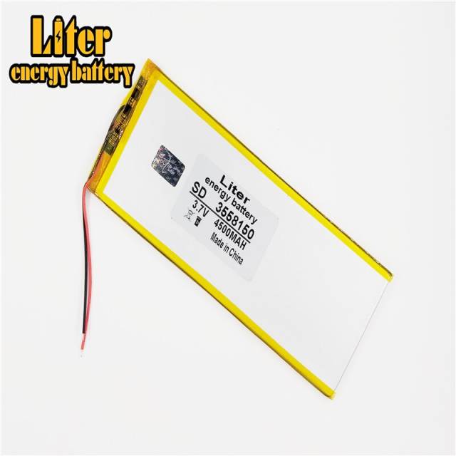 3.7V,4500mAH 3558150 Liter energy battery polymer lithium ion battery Li-ion battery for tablet pc 7 inch 8 inch