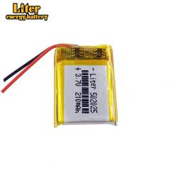 Liter energy battery 3.7V 502025 210MAH polymer lithium MP3 MP4 MP5 GPS Bluetooth small toys