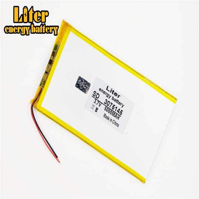 3.7v 5000mah,3075145 Liter energy battery Polymer Lithium Ion / Li-ion Battery For power Bank,cell Phone,speaker