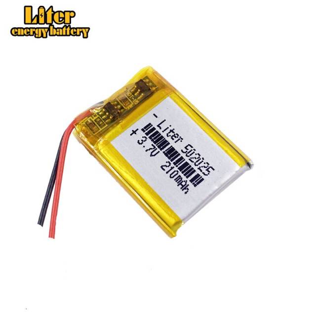 Liter energy battery 3.7V 502025 210MAH polymer lithium MP3 MP4 MP5 GPS Bluetooth small toys