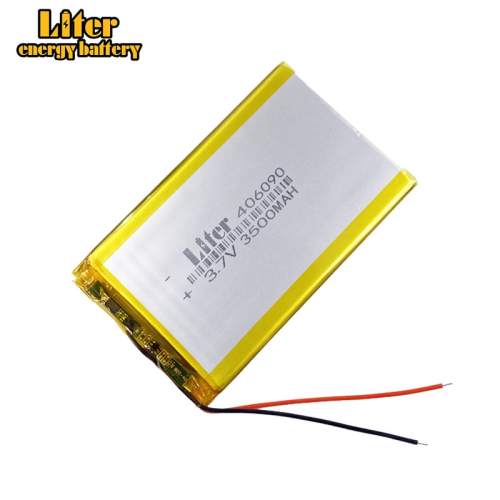 406090 3.7v 3500mah Liter energy battery Lithium Polymer Battery With Board For Tablet V3000hd Mp4 Gps