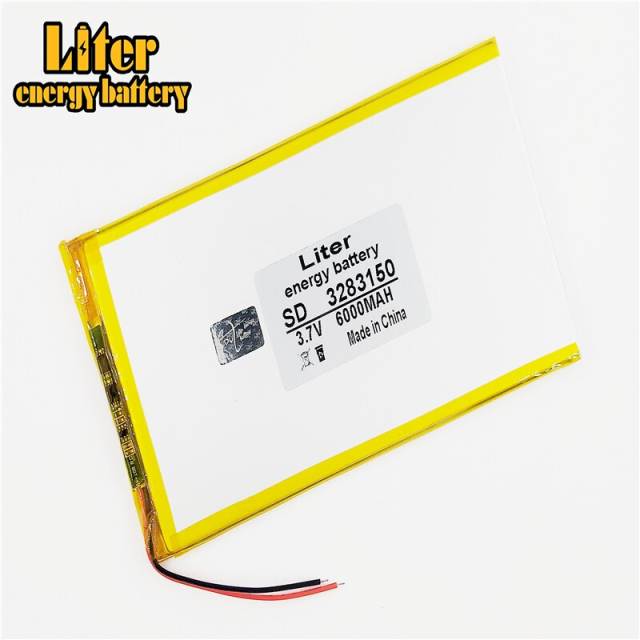 3283150 tablet battery 3.7v lithium battery 6000mAh lithium polymer battery Liter energy battery