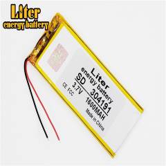 3.7v 304191 1600mah Liter energy battery Li- Ion Polymer Battery For China Clone S6 S9600 Mtk Phone