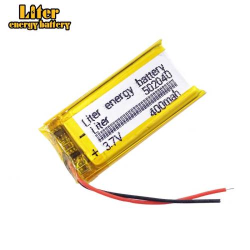 Size 502040 3.7v 400mah BIHUADE Lithium Polymer Battery With Board For Mp3 Mp4 Gps Digital Product