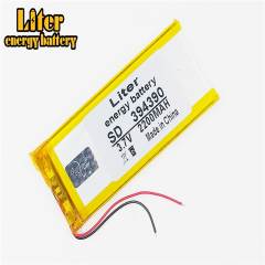 3.7V 2200mah 394390 BIHUADE Lithium Polymer Rechargeable Battery For GPS PAD E-Book tablet pc power bank video game