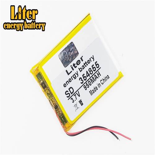3.7v 950mah 354855 Liter energy battery Lithium Polymer Battery With Board For  Mp4 Mp5 Gsp Digital Product