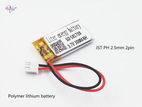 XH2.54 300mAh 501730 3.7V Liter energy battery lithium polymer battery recording point reading pen Bluetooth business