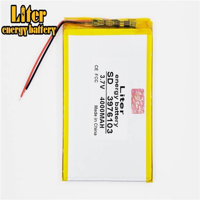 3976103 3.7V,4000mah Liter energy battery (polymer Lithium Ion Battery) Li-ion Battery For Tablet Pc