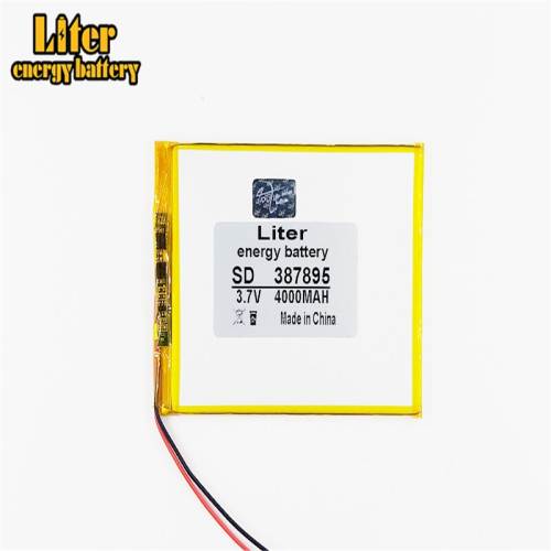 best battery brand The New Battery  387895 4000mAH Li-ion Tablet pc battery For 7,8,9 inch tablet PC 3.7V Polymer lithiumio