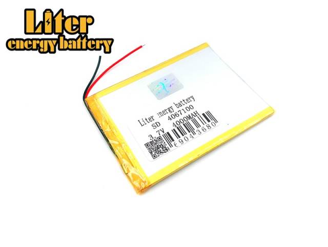 3.7v Lithium Polymer 4067100 4000MAH Of The Tablet Pc Universal Mobile Power  Liter energy battery