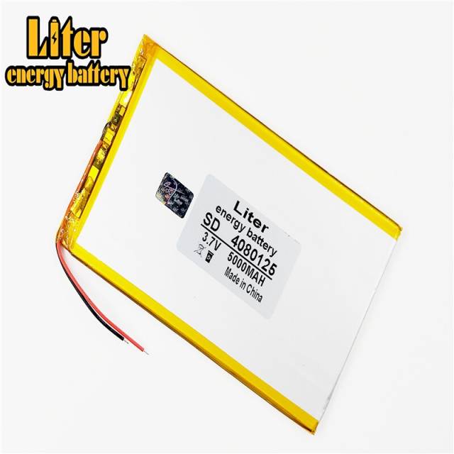 3.7V 4080125 BIHUADE Tablet PC 8 cable with battery capacity 5000mAh Universal Battery