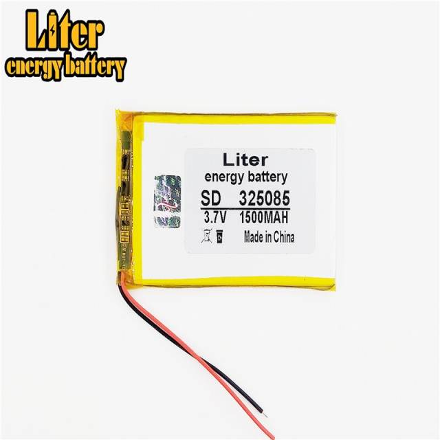 3.7v 1500mah 325085 BIHUADE rechargeable batteries  battery square high- capacity