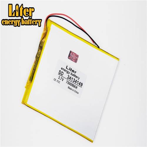 3.7V 7500mAH 34134149 BIHUADE polymer lithium ion Li-ion battery for 9inch 10.1inch Large general-purpose tablet computers