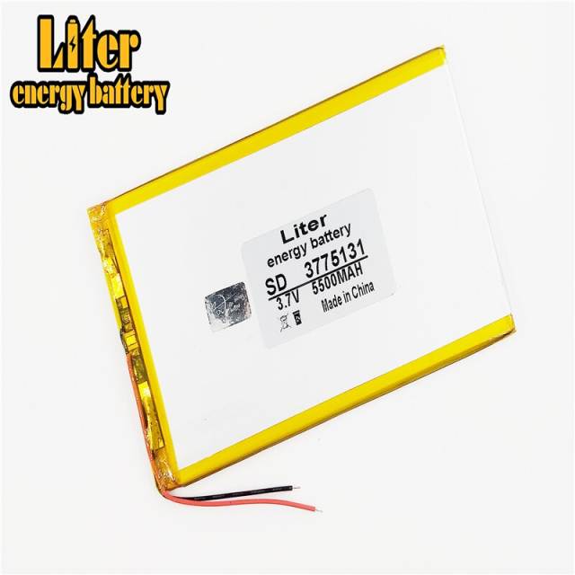 3775131 3.7v 5500mah Liter energy battery Lithium Polymer Battery 3 Tablet Pcs Pda Digital Products