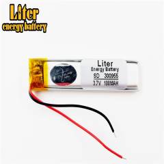 3.7V lithium polymer battery 300955 100mAh battery BIHUADE MP3 recording pen camera pen point re