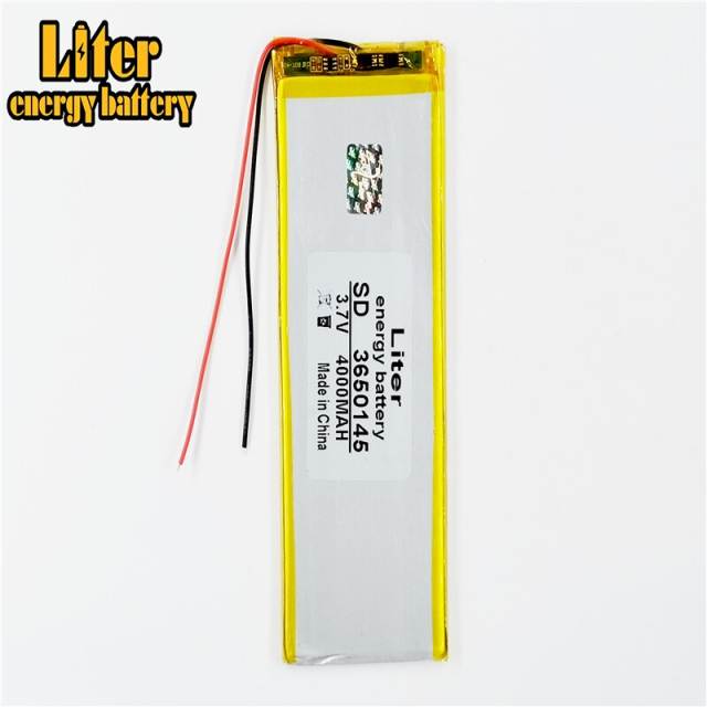 3650145 4000MAH BIHUADE Large capacity polymer lithium battery 3.7 V tablet computer with a built-in rechargeab
