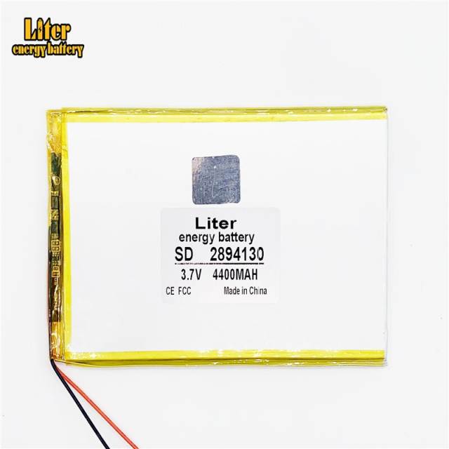 3.7V 4400mAH 2894130 Liter energy battery ( polymer lithium ion battery )Li-ion  for tablet pc e-book gps mp4