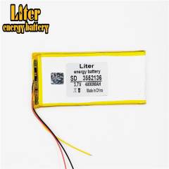 3 line  3552136 3.7 V 4000mah Liter energy battery lithium polymer  tablet MID panel