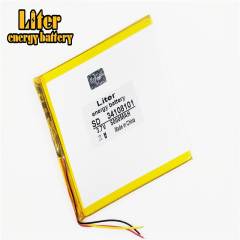 3 line 3.7V 34108101 5000mah Liter energy battery Polymer lithiumion Battery With High Quality Li-ion Tablet pc battery For7,8,9 inch tablet