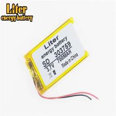 3.7V 700mAh 303759 BIHUADE Lithium Polymer battery Li-Po Rechargeable Battery For toy Mp3 MP4 MP5 GPS bluetooth headset