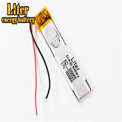 3.7V lithium polymer battery 300955 100mAh battery BIHUADE MP3 recording pen camera pen point re