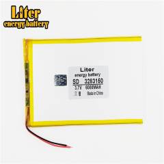 3283150 tablet battery 3.7v lithium battery 6000mAh lithium polymer battery Liter energy battery