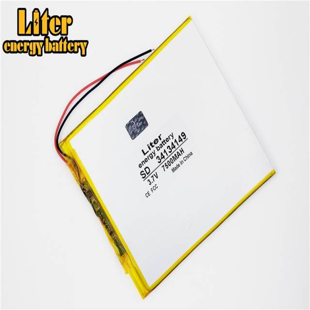 3.7V 7500mAH 34134149 BIHUADE polymer lithium ion Li-ion battery for 9inch 10.1inch Large general-purpose tablet computers